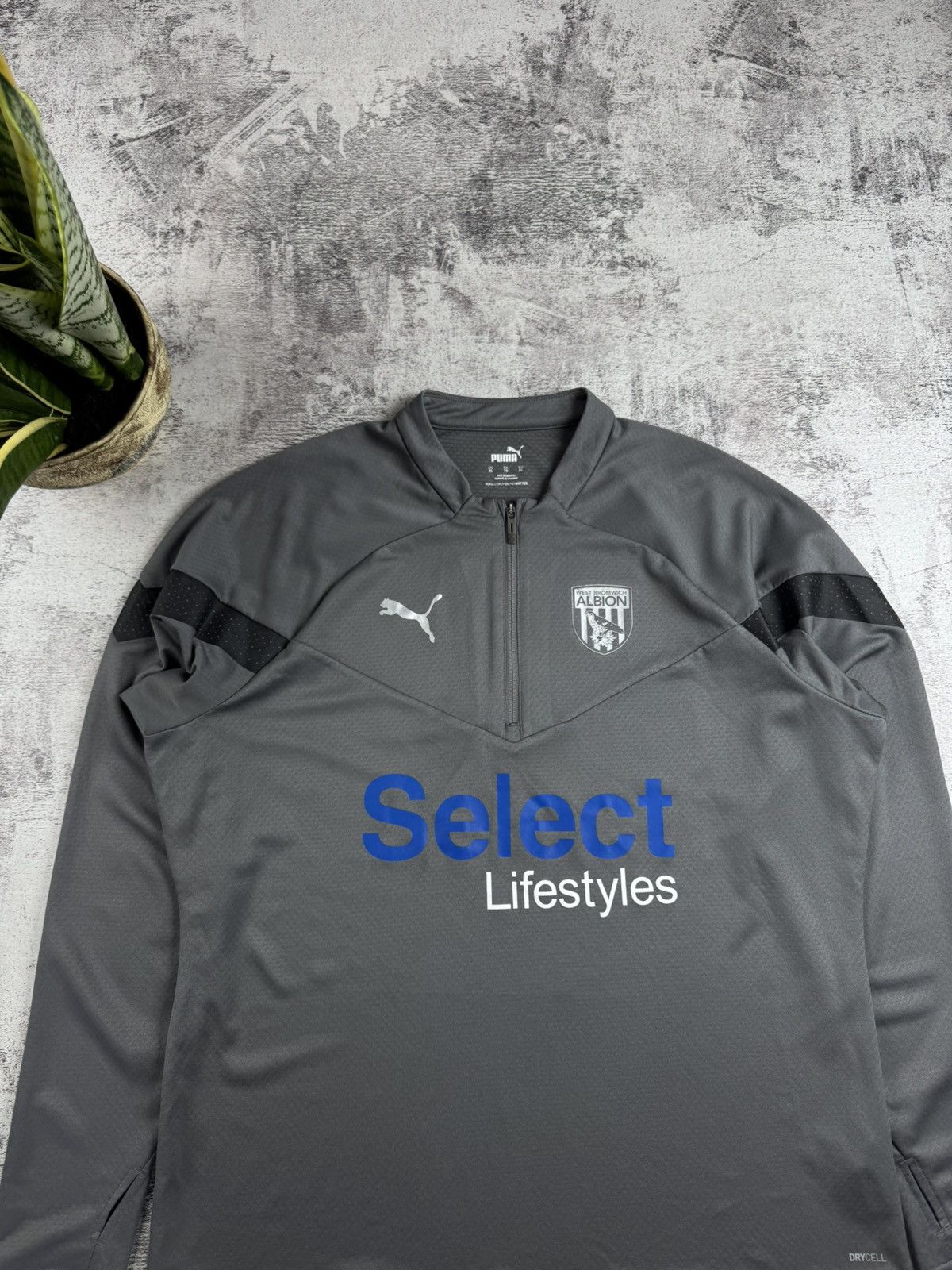 Puma #10 West Bromwich FC Albion Issue LongSleeve Puma Soccer Football Jersey T Shirt Size US XL / EU 56 / 4 - 5 Thumbnail