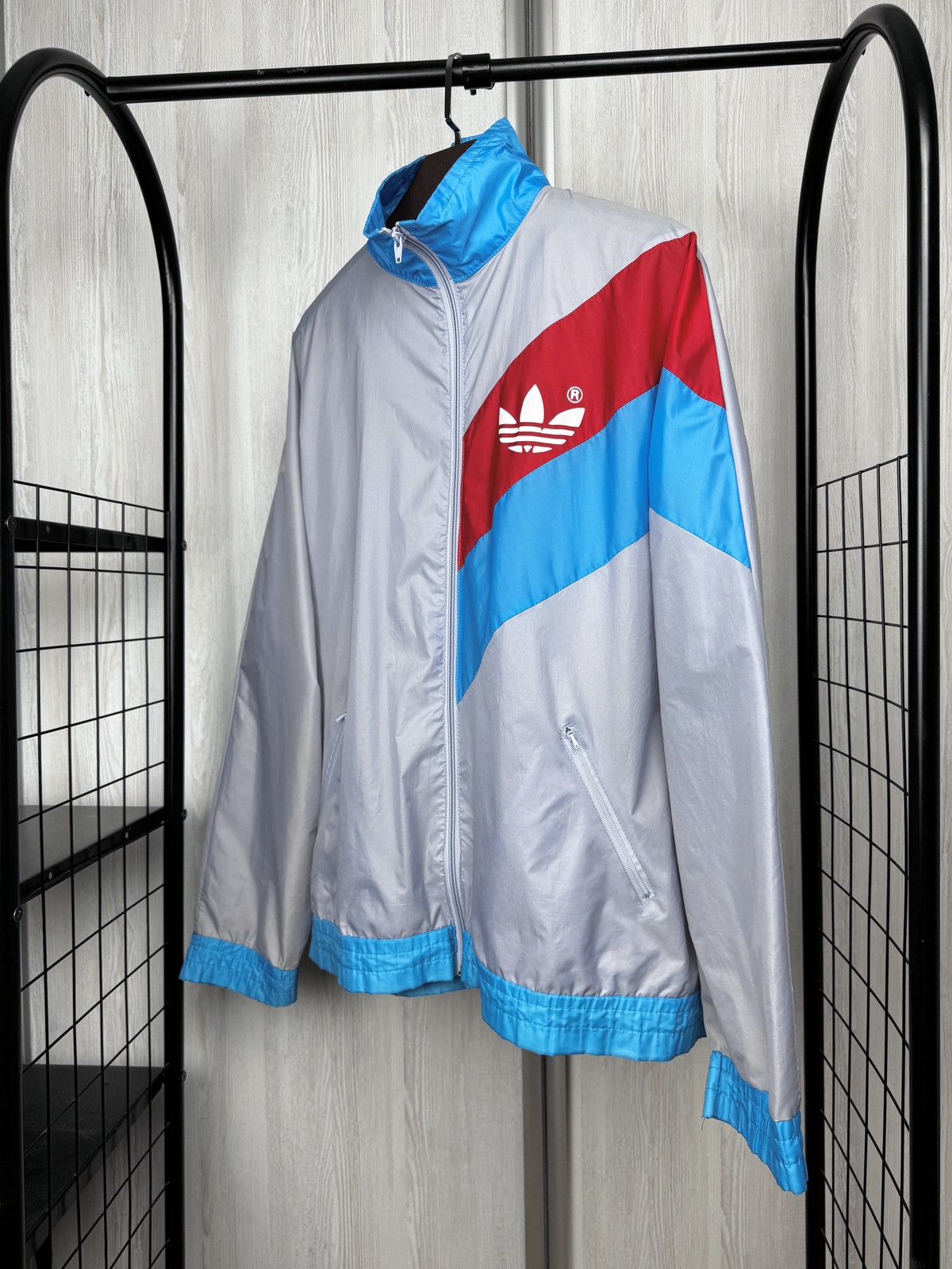 Adidas Adidas vintage 90s Hong Kong colour blocked track top jacket Size US L / EU 52-54 / 3 - 5 Thumbnail