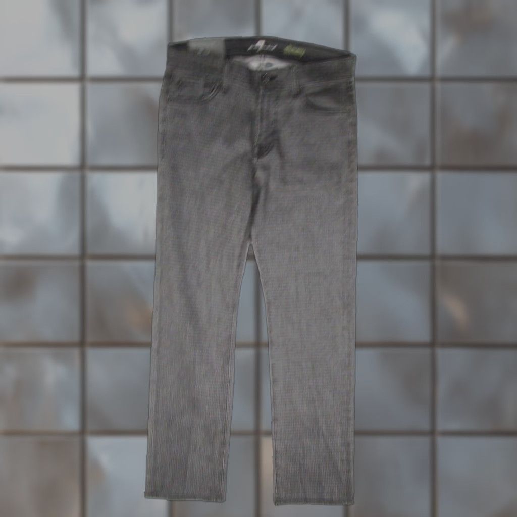 7 For All Mankind 7 For All Mankind Jeans Men's 31 Gray Slimmy Slim Straight Denim 31x30 Made in USA Size US 31 - 1 Thumbnail
