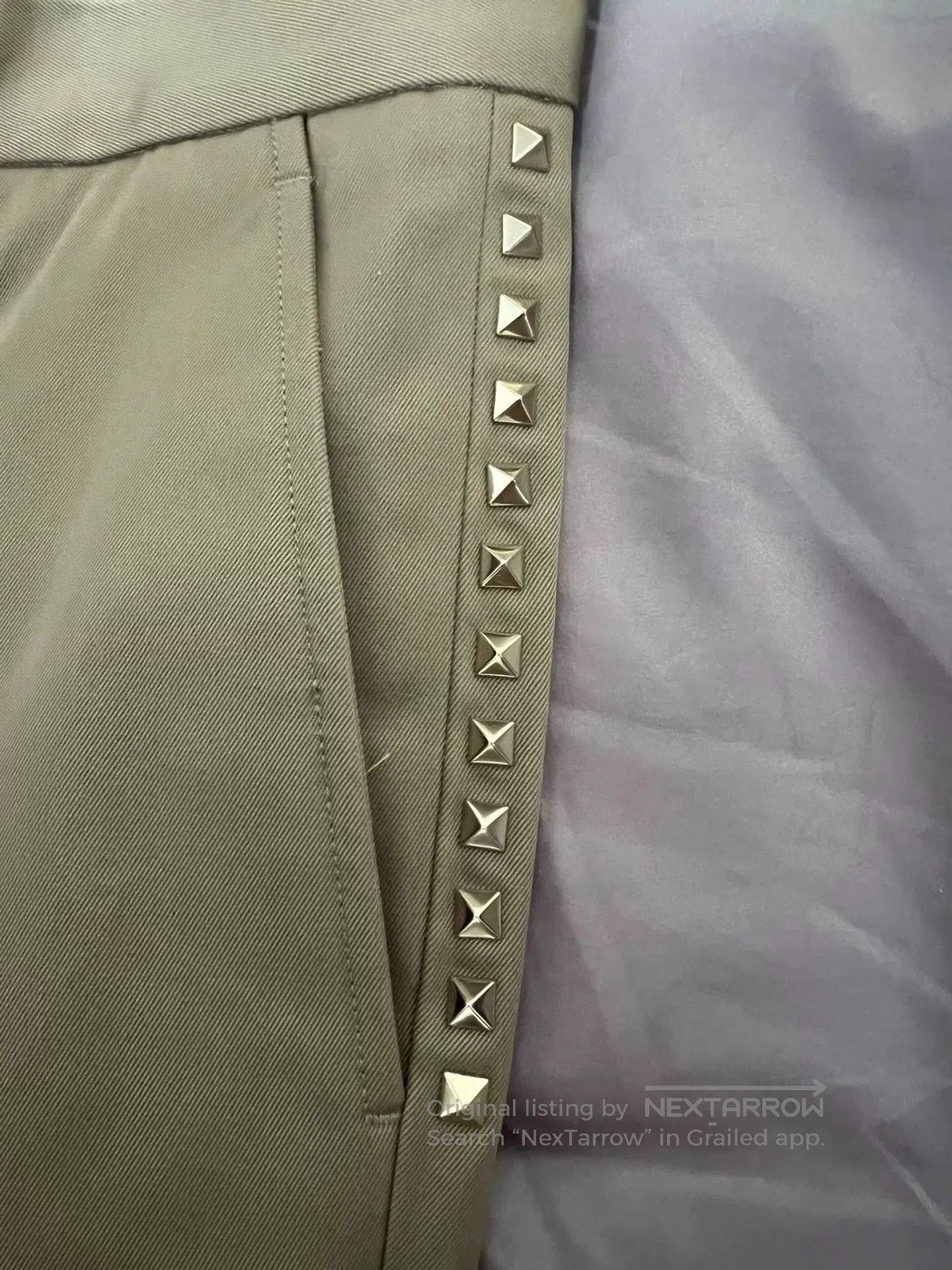 Valentino Valentino Studded Men's Casual Pants. Size US 44 / EU 60 - 4 Thumbnail