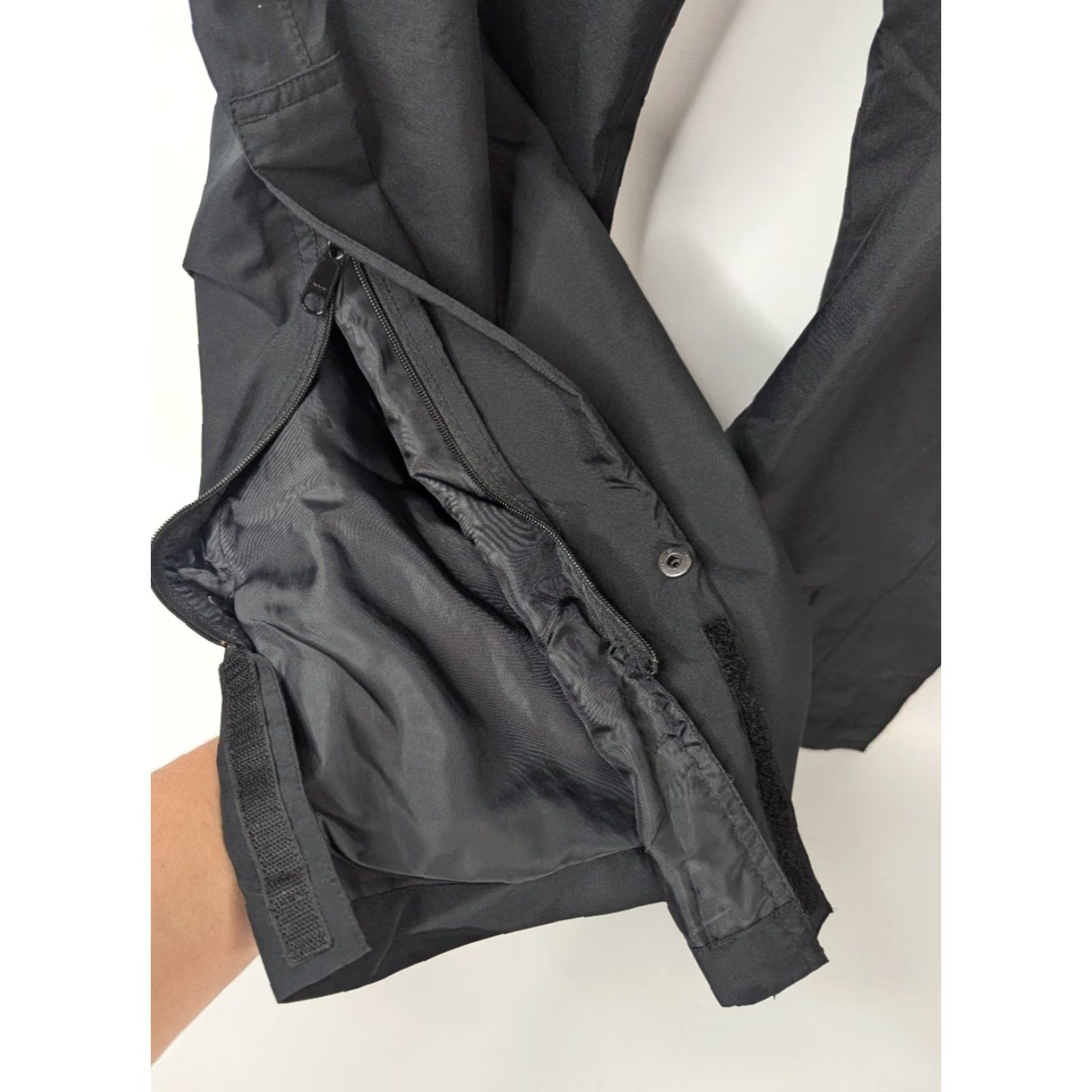 Footjoy FootJoy Pants Black Windbreaker DryJoy Ankle Zip Waterproof Sz XL Sports Logo FootJoy Men's Pants Size US 36 / EU 52 - 5 Thumbnail