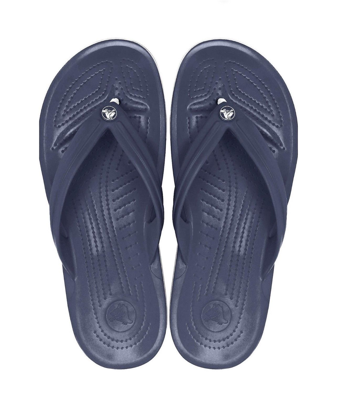 Crocs NWT Crocs Unisex Crocband Flip Flops, Bleu Marine Navy, 12 Size US 12 / EU 45 - 1 Thumbnail