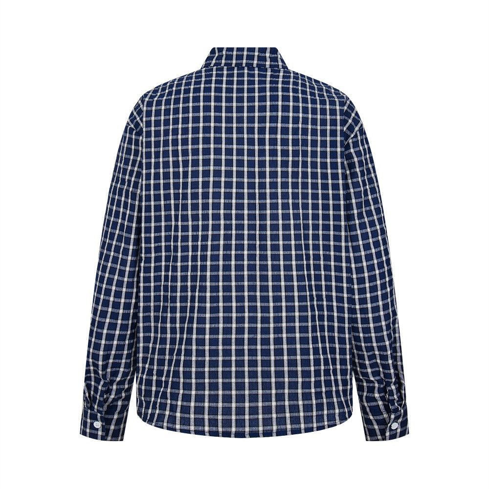 Vintage Men's trendy heart-shaped loose plaid long-sleeved shirt Size US M / EU 48-50 / 2 - 2 Thumbnail