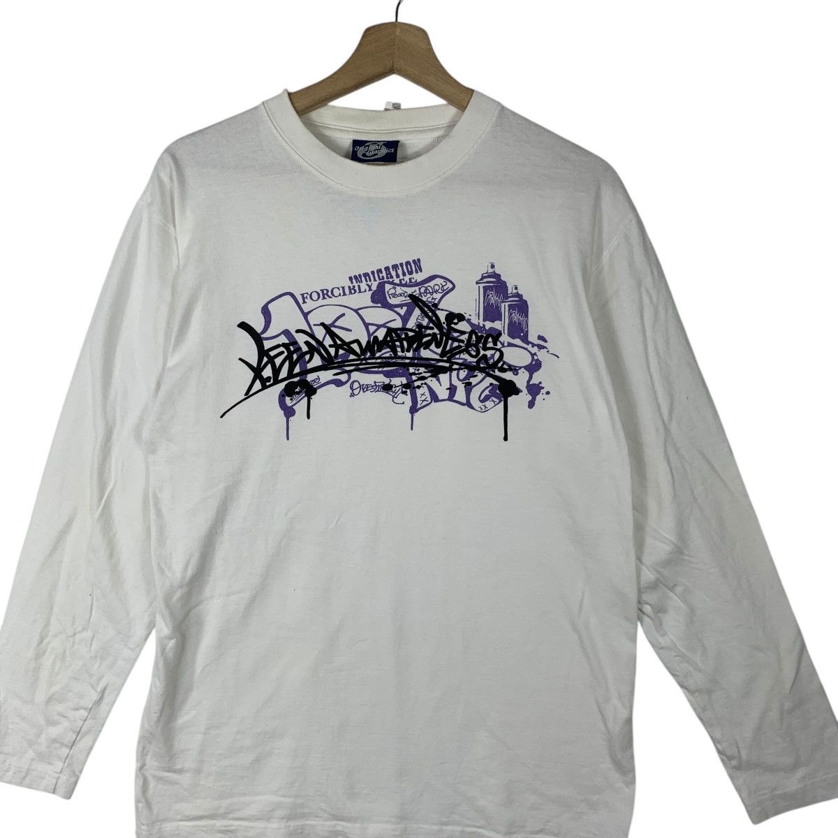 Vintage GRAFFITI GREATEST COMMON Hip Hop Street Rebel Tee Shirt Size US L / EU 52-54 / 3 - 3 Thumbnail