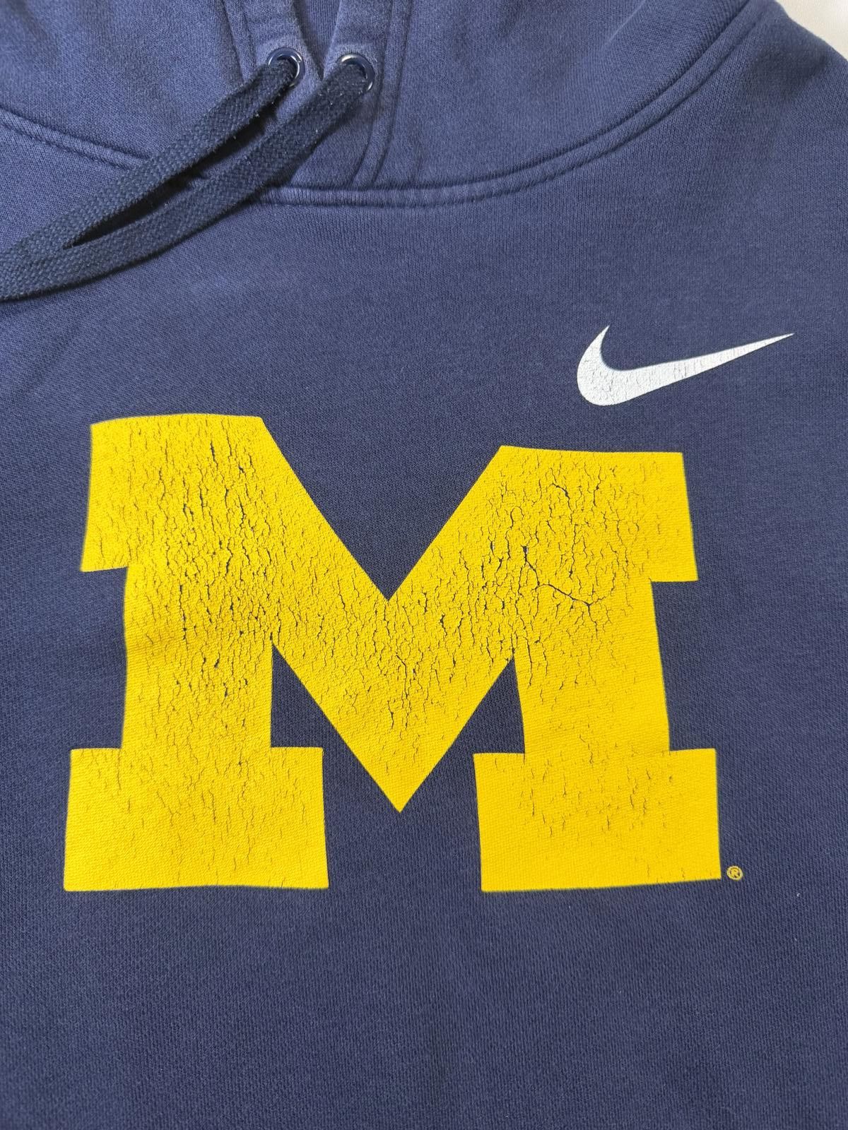 Nike Nike University of Michigan Hooded Sweatshirt Size Small Size US M / EU 48-50 / 2 - 2 Thumbnail