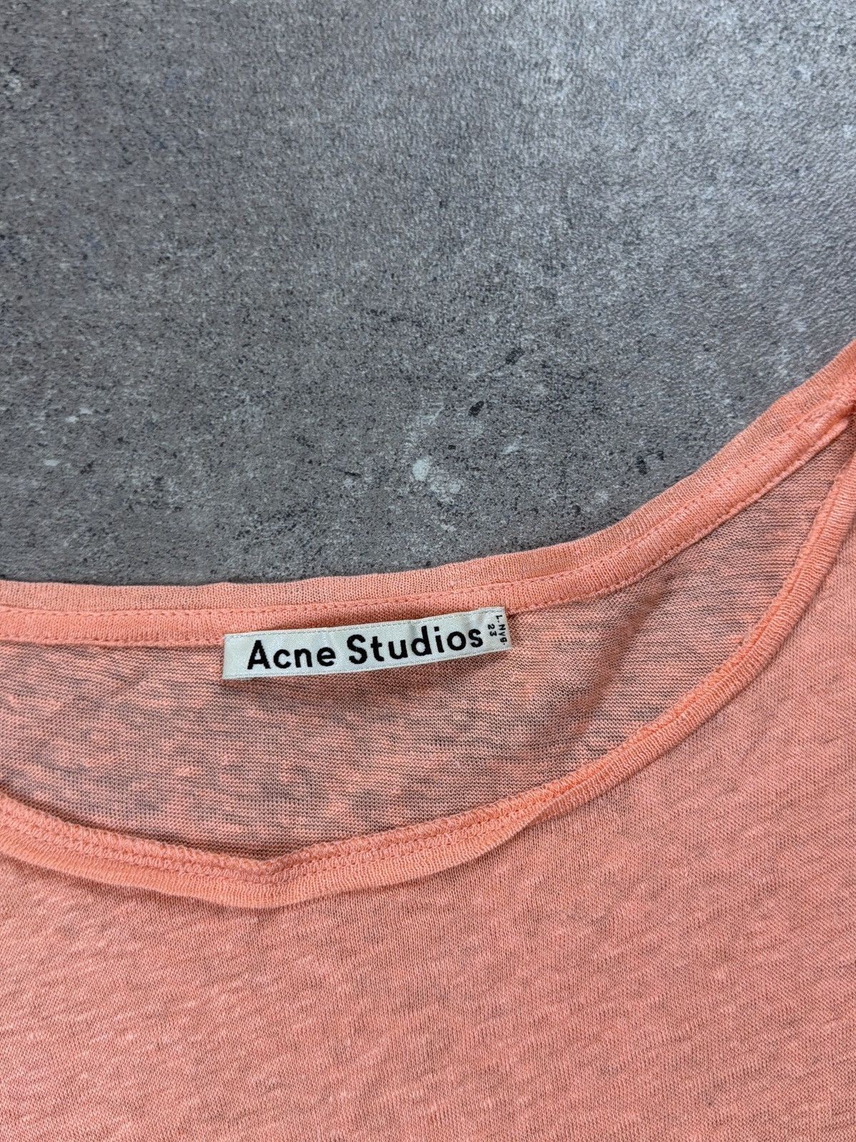 Acne Studios Acne Studios Linen T-shirt Size S / US 4 / IT 40 - 2 Thumbnail