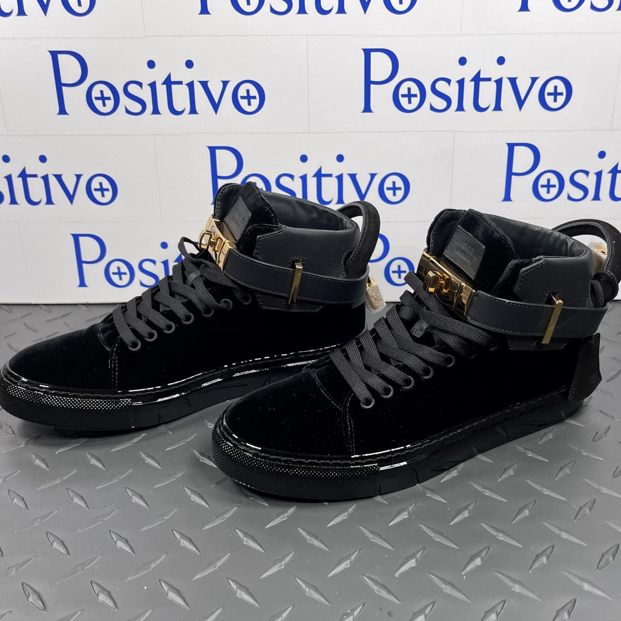Buscemi Buscemi 100MM Velvet Black Sneakers US 5 EU 35 Size US 5 / IT 35 - 2 Thumbnail