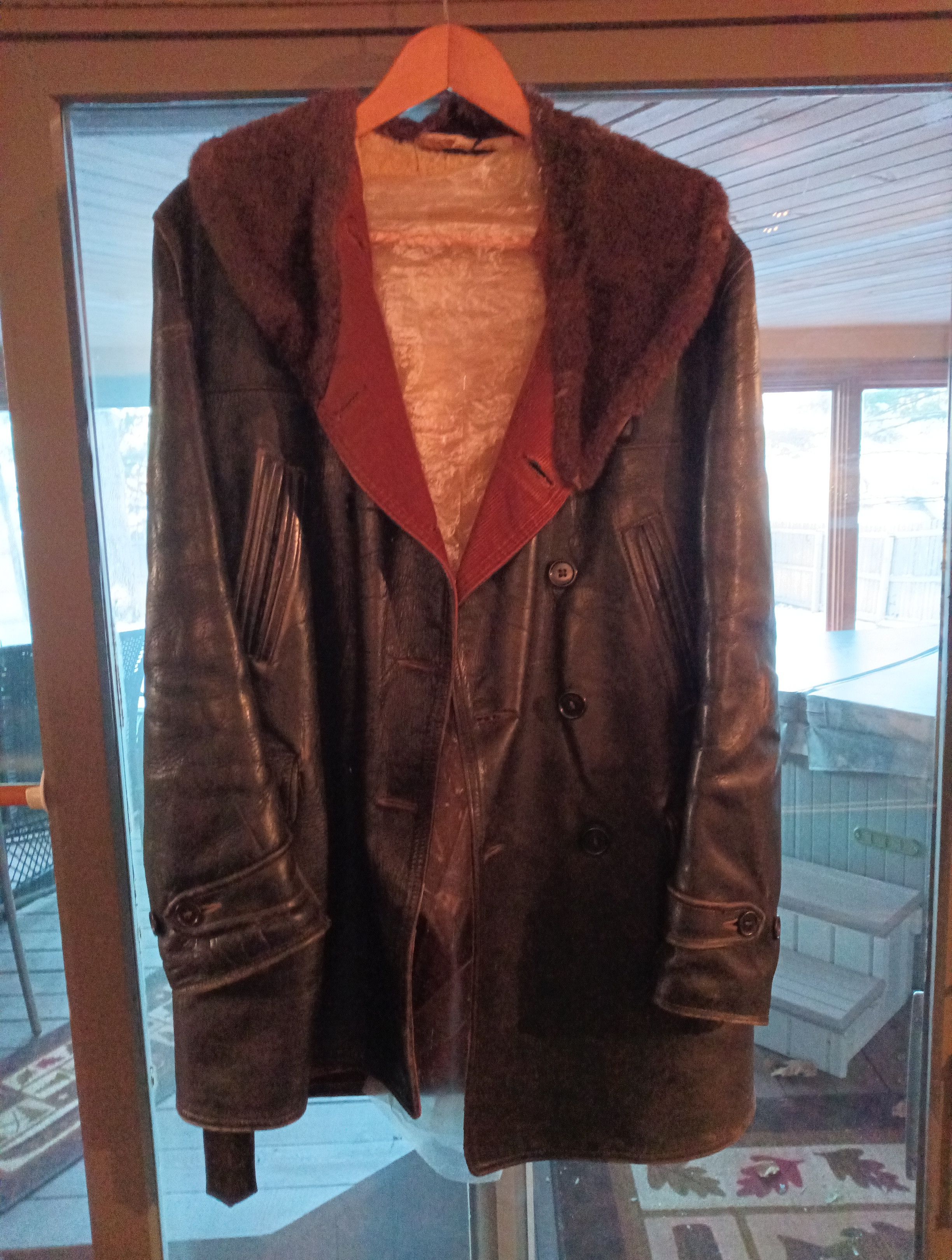 Other 1930's Hercules Leather Barnstormer Coat Size 40 - 1 Thumbnail