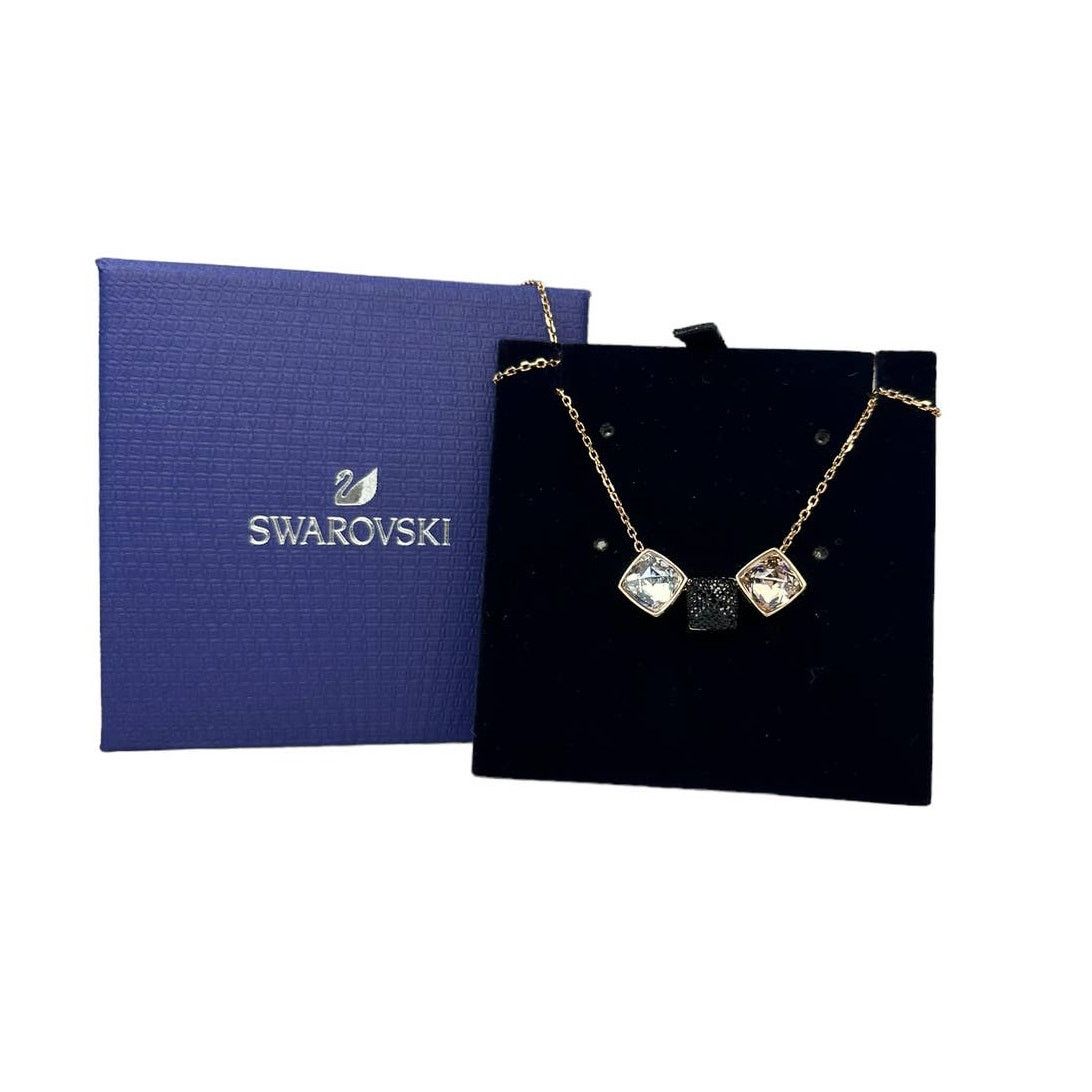 Swarovski Swarovski Glance necklace clear, black, and soft pink Size ONE SIZE - 1 Thumbnail
