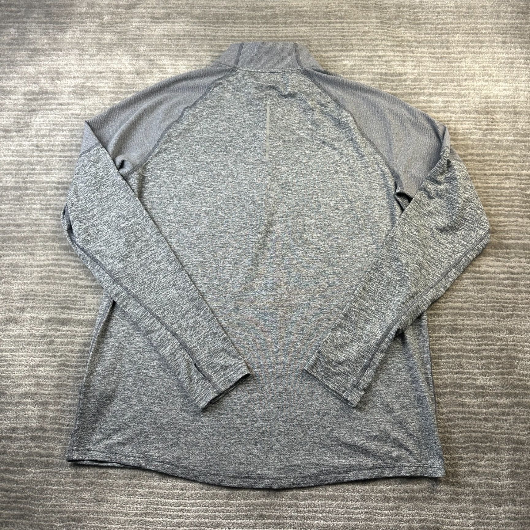 Nike Nike Sweater Mens Large Gray Half Zip Element Running Marathon Dri Fit Size US L / EU 52-54 / 3 - 2 Thumbnail