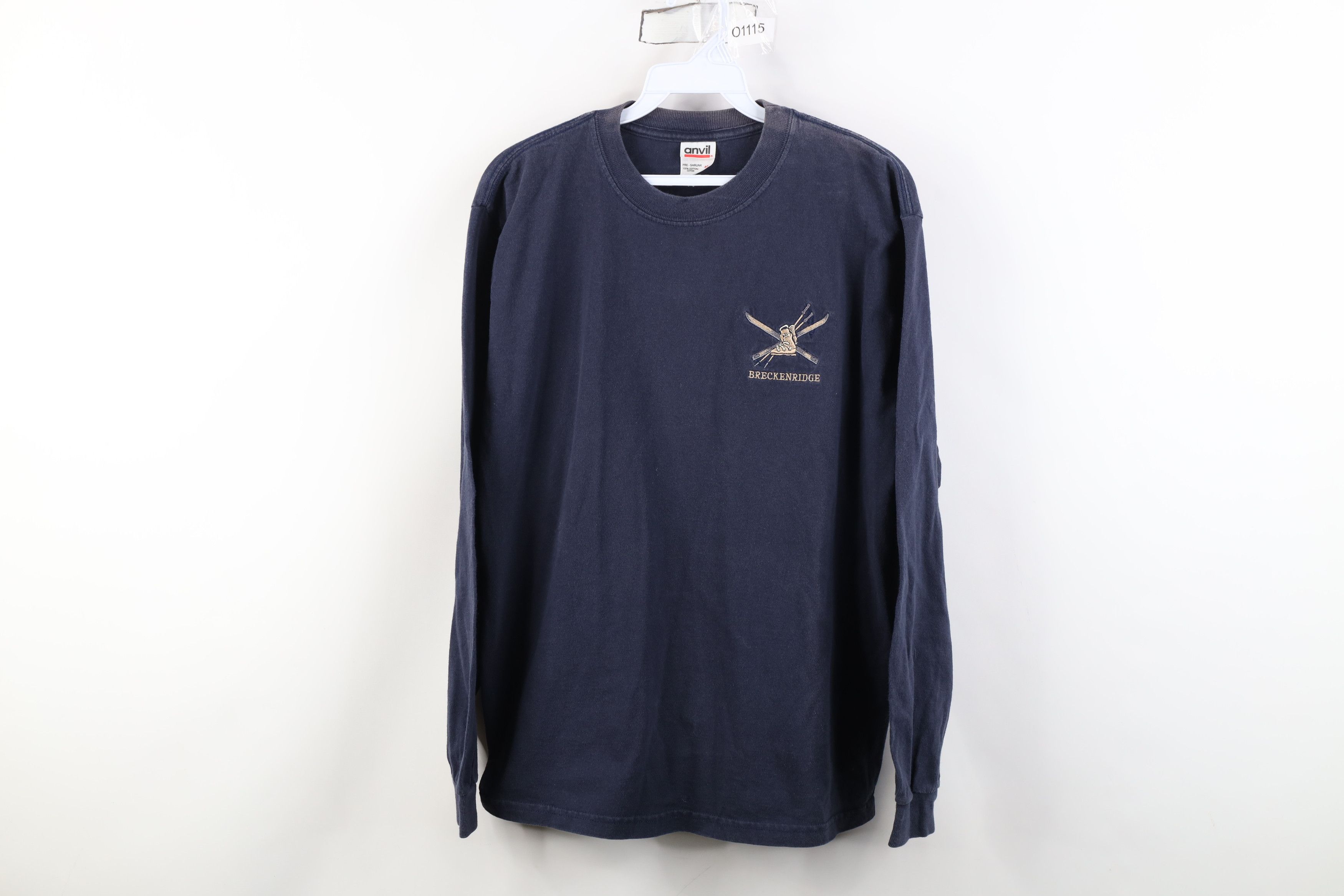 Vintage Vintage 90s Y2K Ski Skiing Breckenridge Long Sleeve T-Shirt Size US M / EU 48-50 / 2 - 1 Thumbnail
