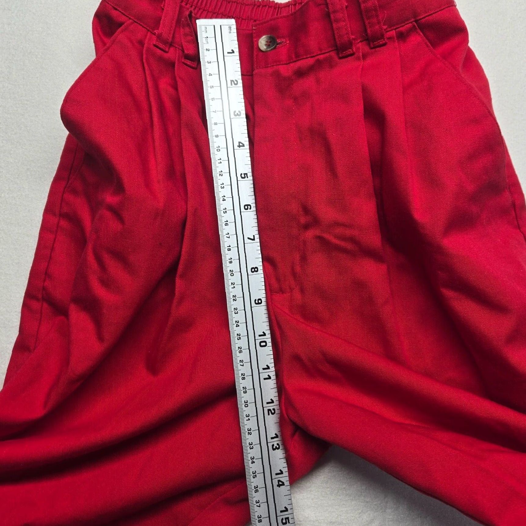 Vintage Bobbie Brooks Women's Red Lounge Pants Sweat Elastic Waist Adult Size 8 Size 30" / US 8 / IT 44 - 7 Thumbnail
