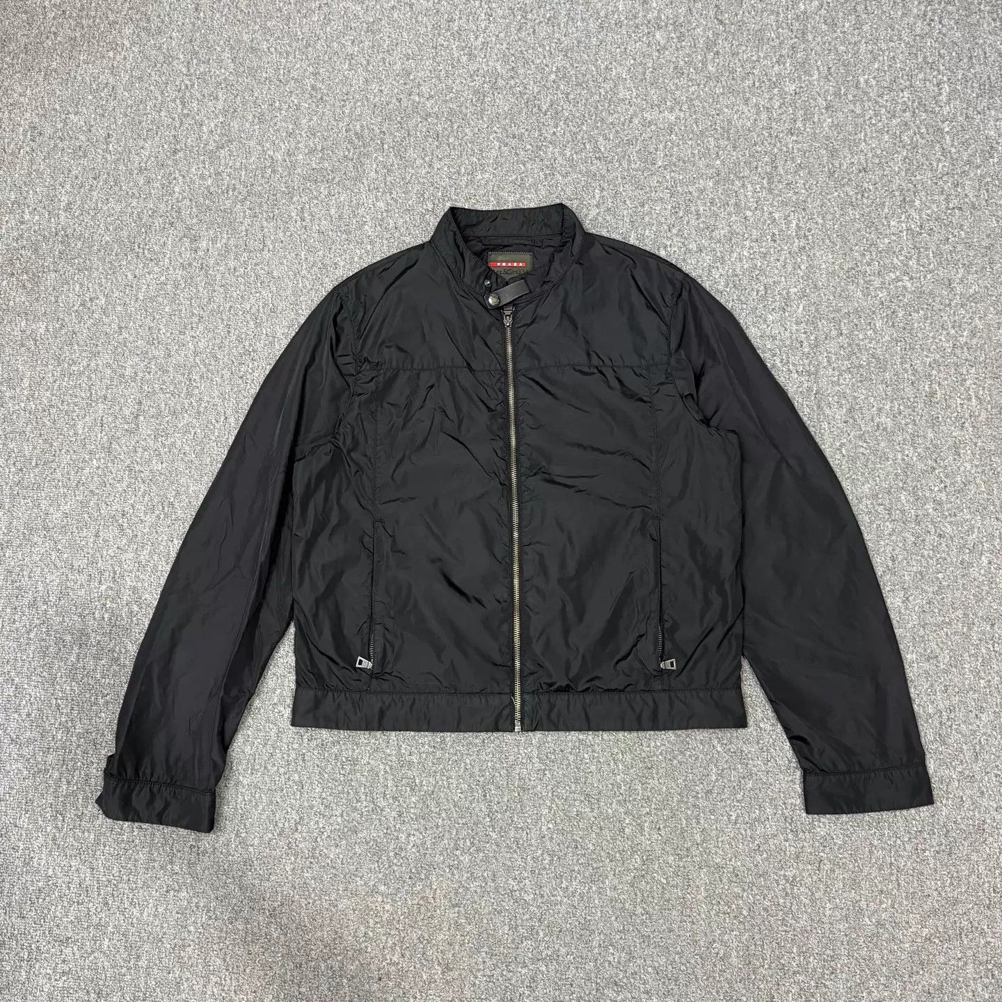Prada Prada Black Nylon Jacket 48 9/10 Size US M / EU 48-50 / 2 - 1 Thumbnail