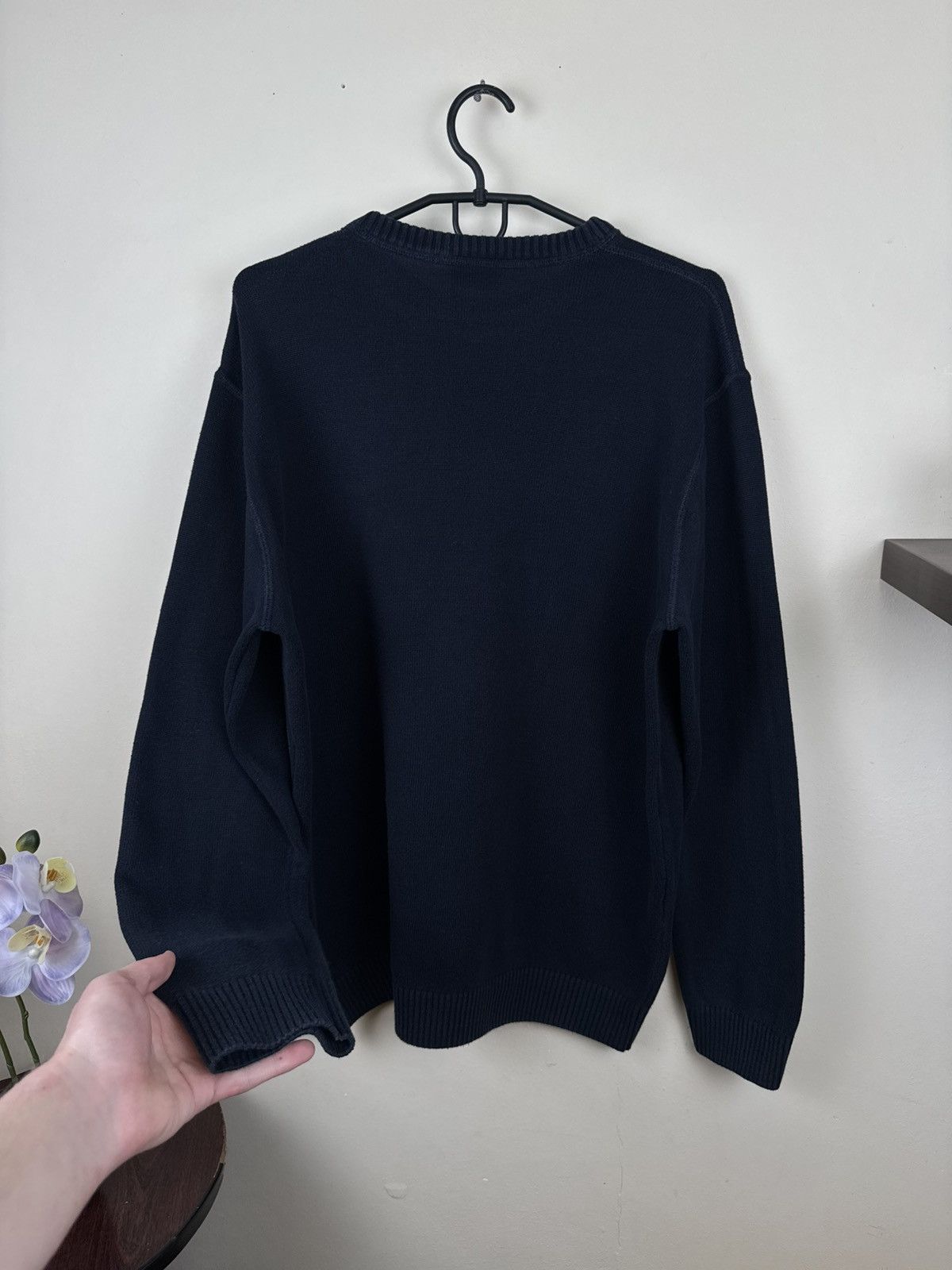 Lacoste Vintage Lacoste Sweater Dark Blue L Pasha Style Casual Size US L / EU 52-54 / 3 - 19 Thumbnail