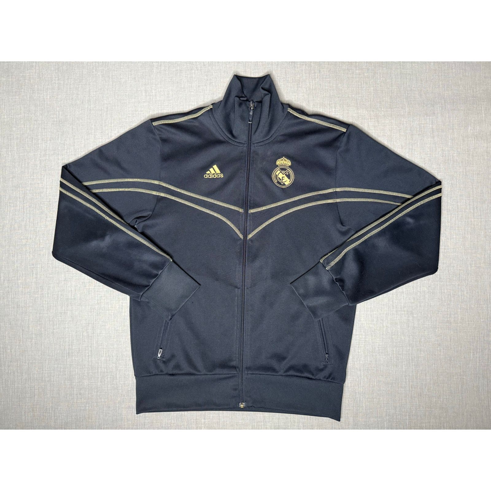Adidas Real Madrid CF Adidas Warmup Soccer Track Jacket Small Size US S / EU 44-46 / 1 - 1 Thumbnail