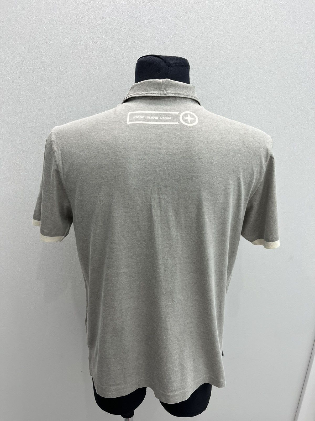 Stone Island Stone Island Denims Logo Polo Shirt Size US L / EU 52-54 / 3 - 2 Thumbnail
