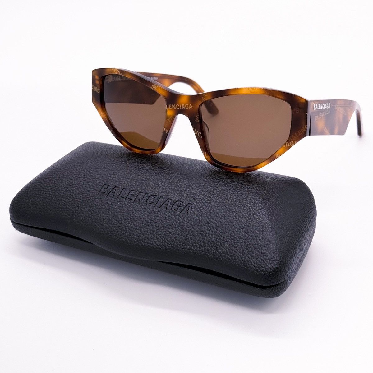 image of New Balenciaga Bb0097S 003 Brown Women Sunglasses