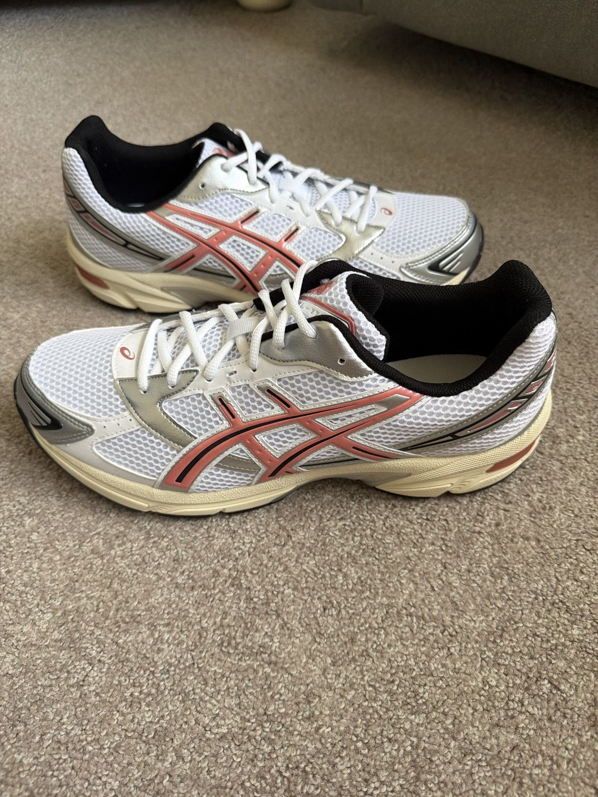 Asics White desert red asics gel 1130. Size US 13 / EU 46 - 1 Thumbnail