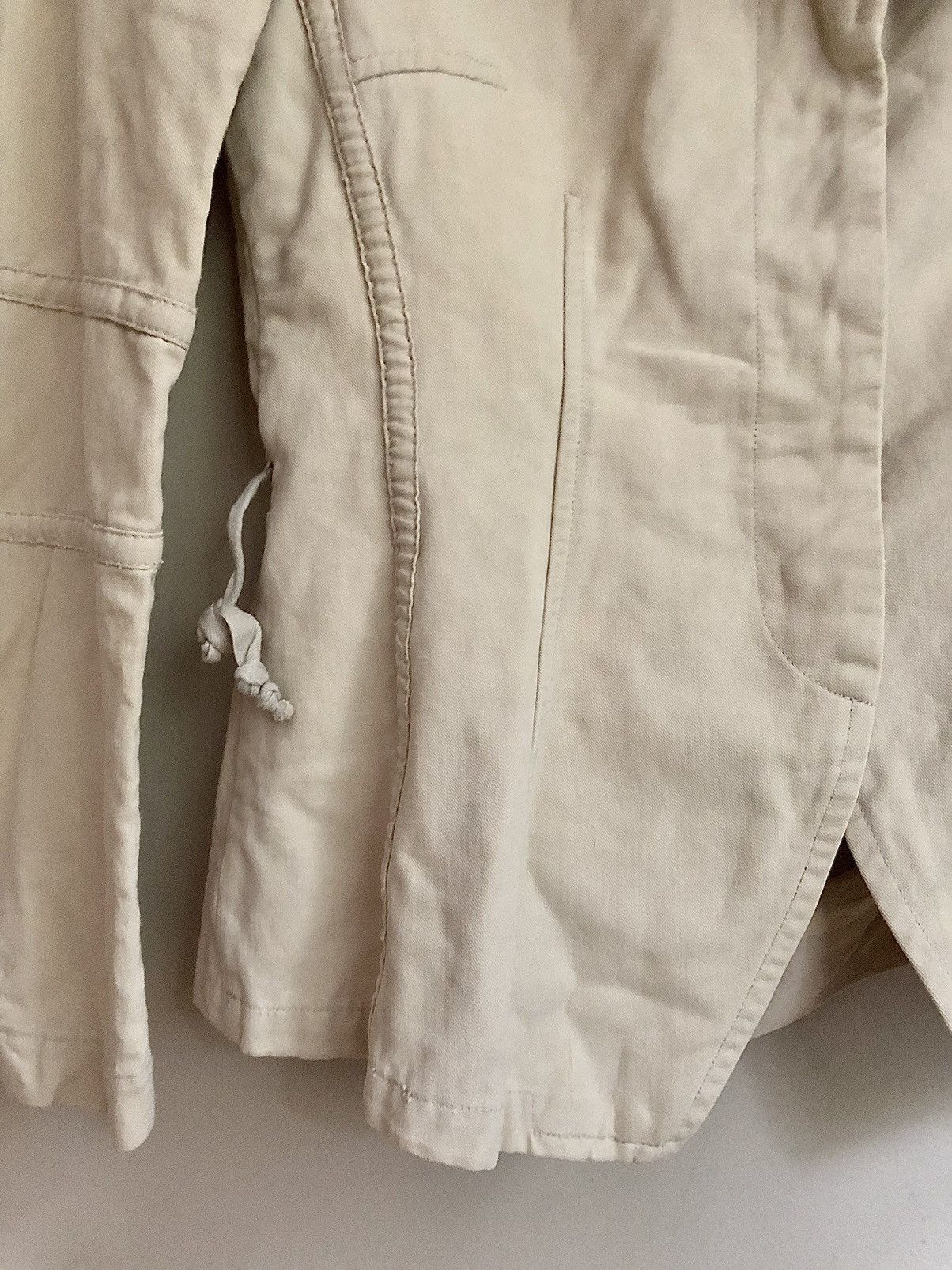 Dries Van Noten Dries Van Noten Vintage Khaki Pleated Safari Jacket Size XS / US 0-2 / IT 36-38 - 17 Thumbnail