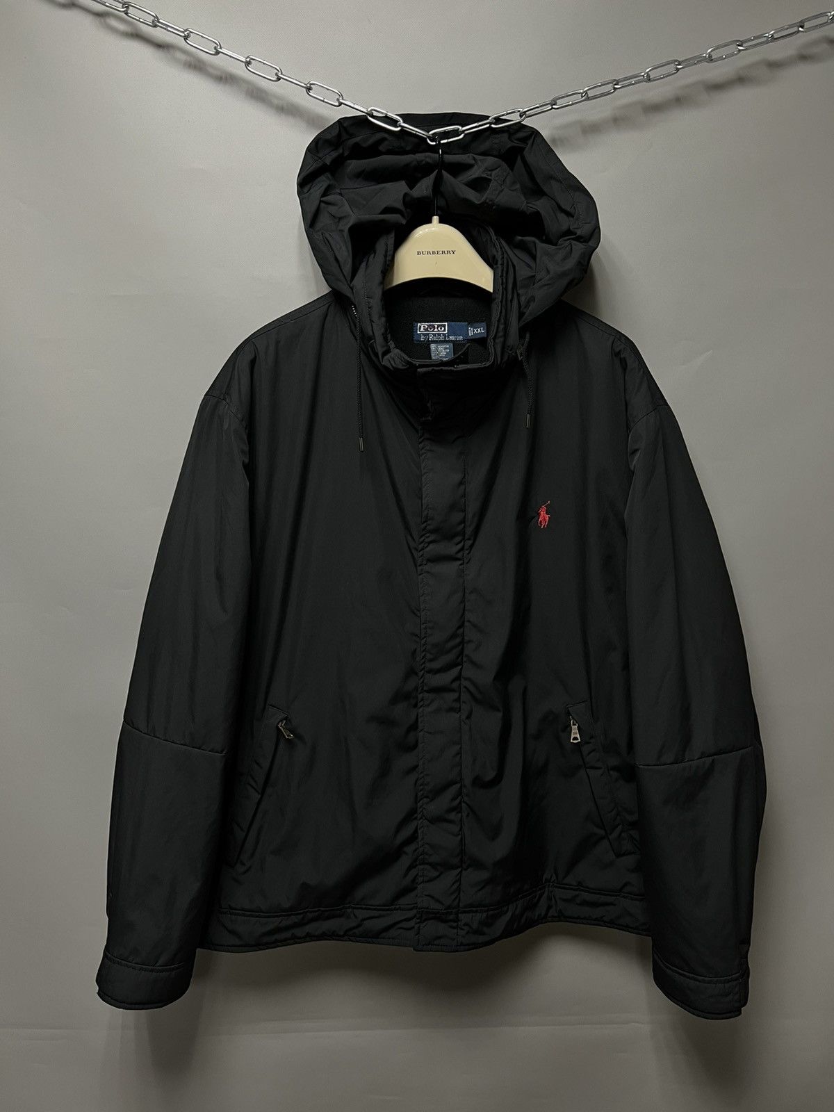 Polo Ralph Lauren Polo Ralph Lauren Full Zip Windbreaker Fleece Line Jacket Size US XXL / EU 58 / 5 - 1 Thumbnail