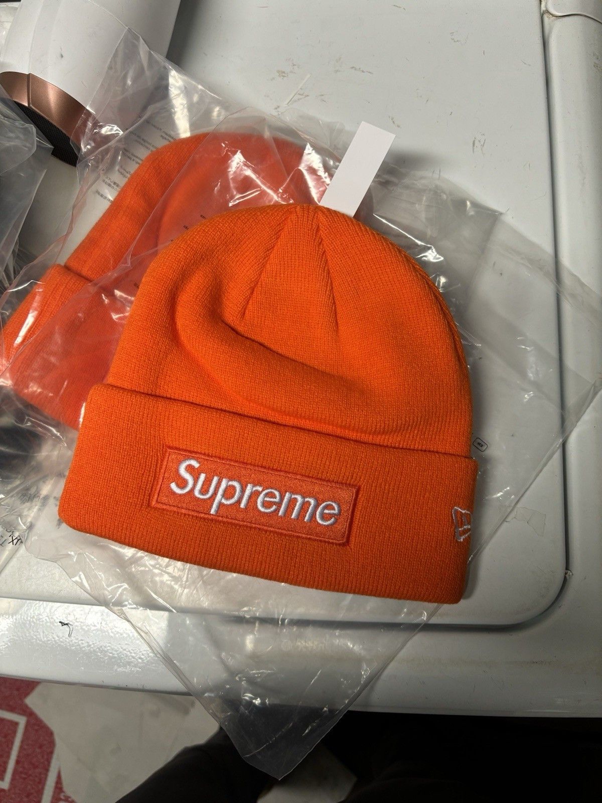 New Era × Supreme Supreme New Era Box Logo Beanie | Grailed