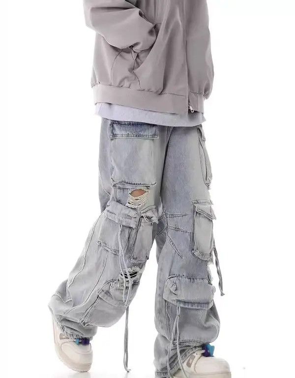 VIBE Light Blue High Street Vintage Casual Jeans Size US 31 - 6 Thumbnail