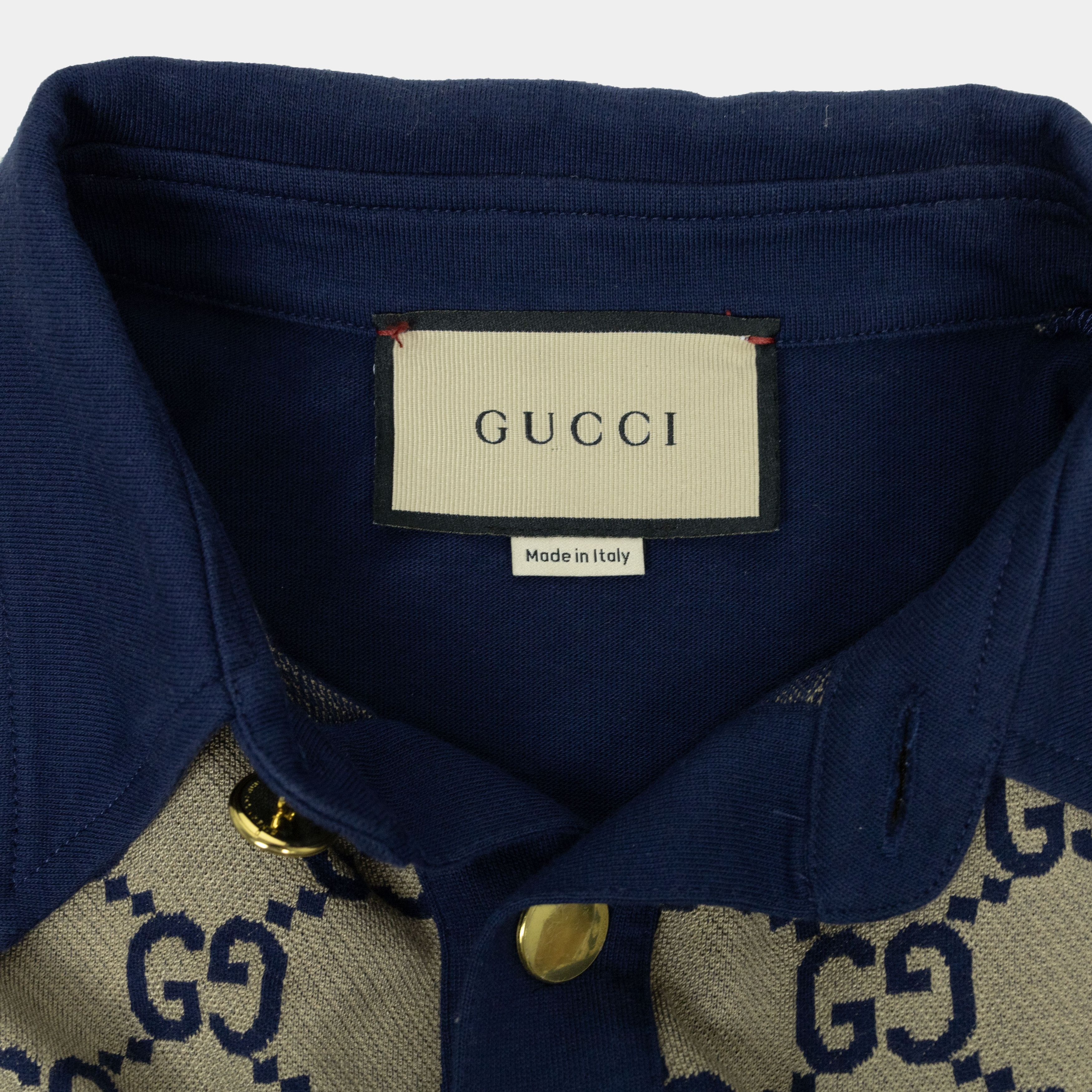 Gucci Gucci Knitted GG Monogram Polo Size US S / EU 44-46 / 1 - 4 Thumbnail