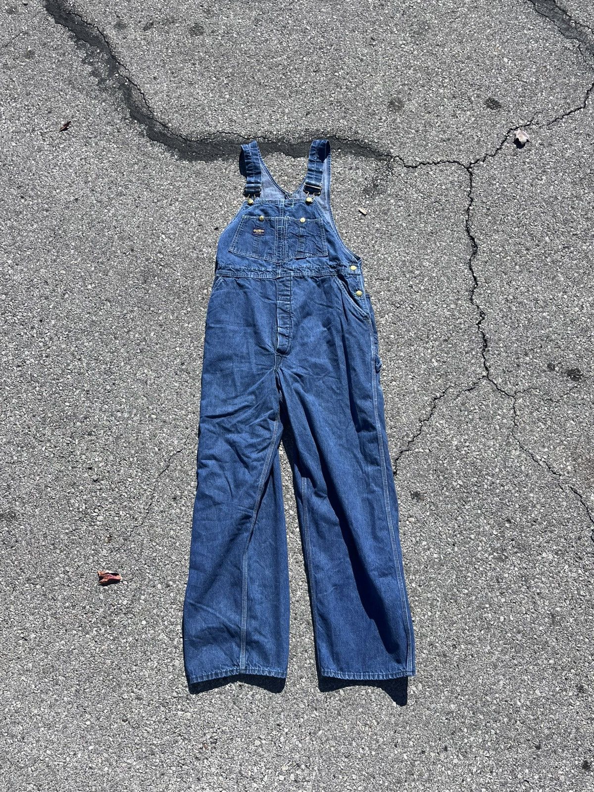 Vintage 50s Oshkosh B’Gosh Denim Overalls Union Made 38x28