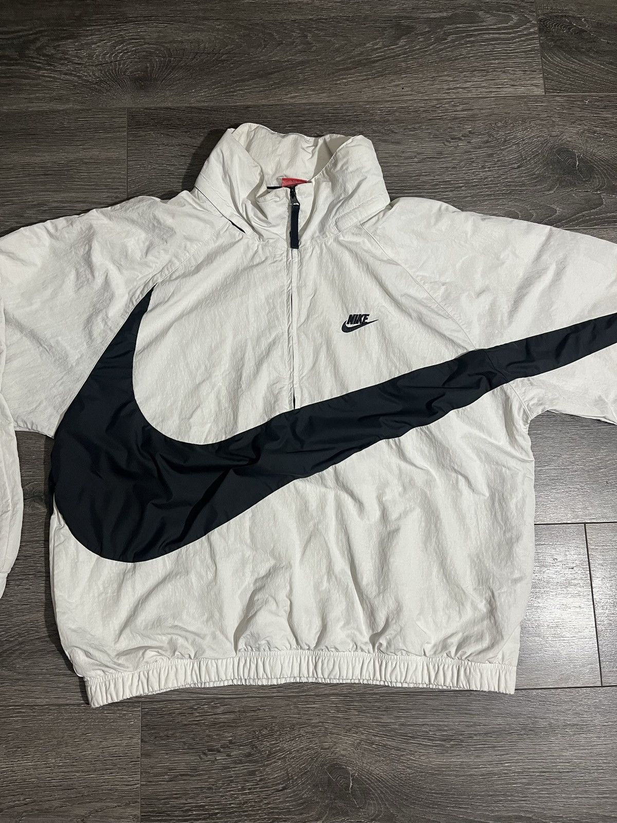 Nike Big Swoosh Nike Jacket White Large Size US L / EU 52-54 / 3 - 1 Thumbnail