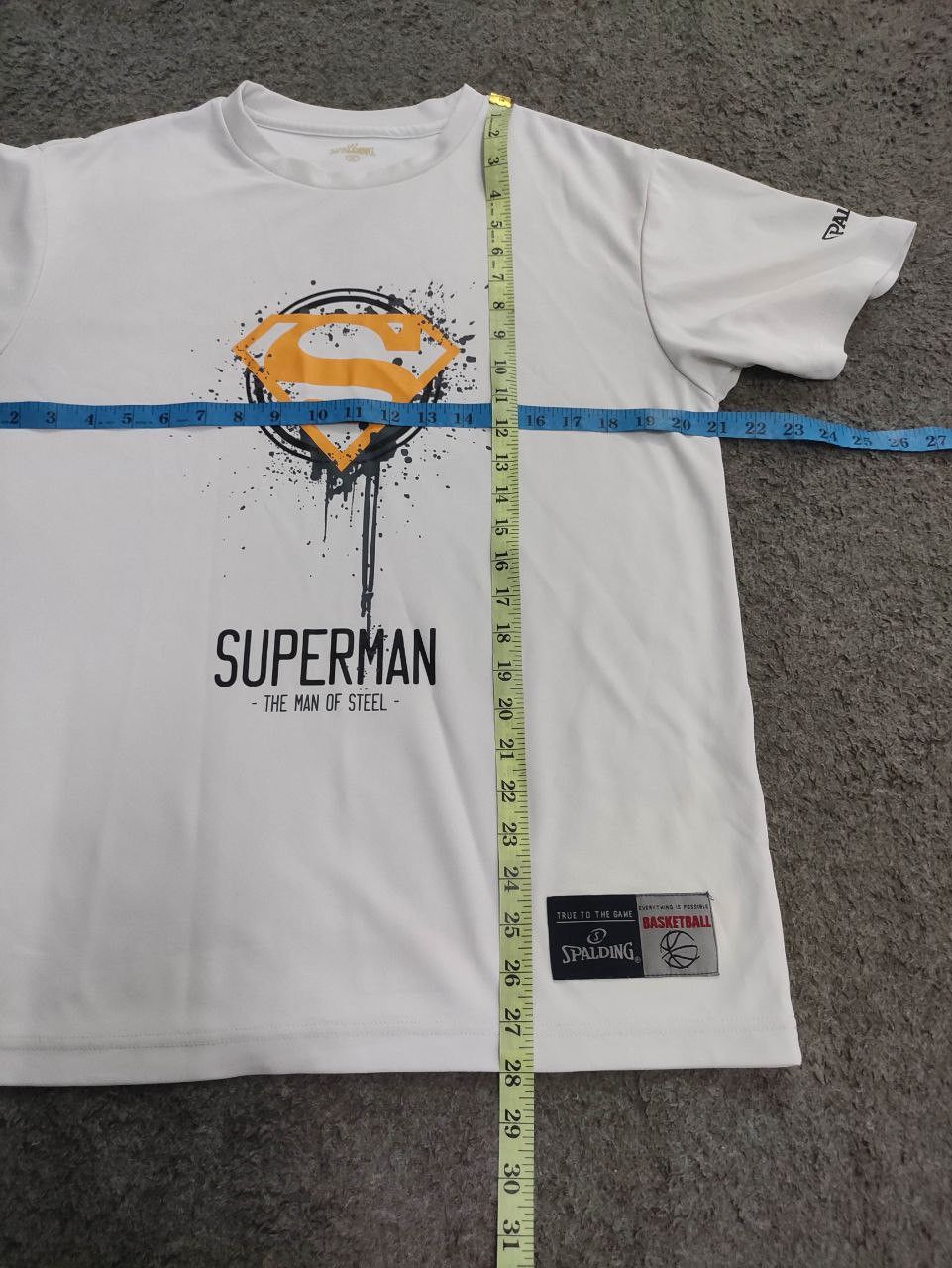 Spalding Vintage Spalding Superman Jersey Tee Tshirt Size US M / EU 48-50 / 2 - 9 Thumbnail