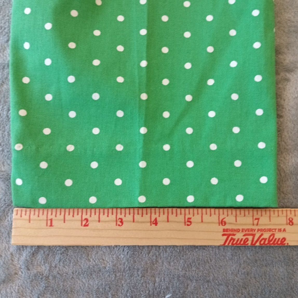 Vintage Briggs New York Capri Pants Womens 6 Green Polka Dot High Rise 28x22.5 Cotton Spandex Straight Pleated Inseam 22.5 Zip Pants Mens Womens? Size 28" / US 6 / IT 42 - 5 Thumbnail