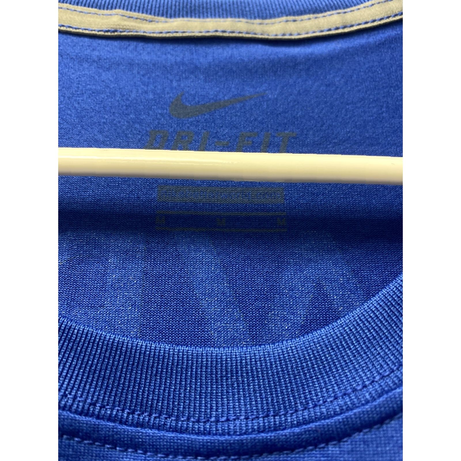 Nike Nike Shirt Womens M Blue Short Sleeve Logo Swoosh 114-1 Size M / US 6-8 / IT 42-44 - 4 Thumbnail