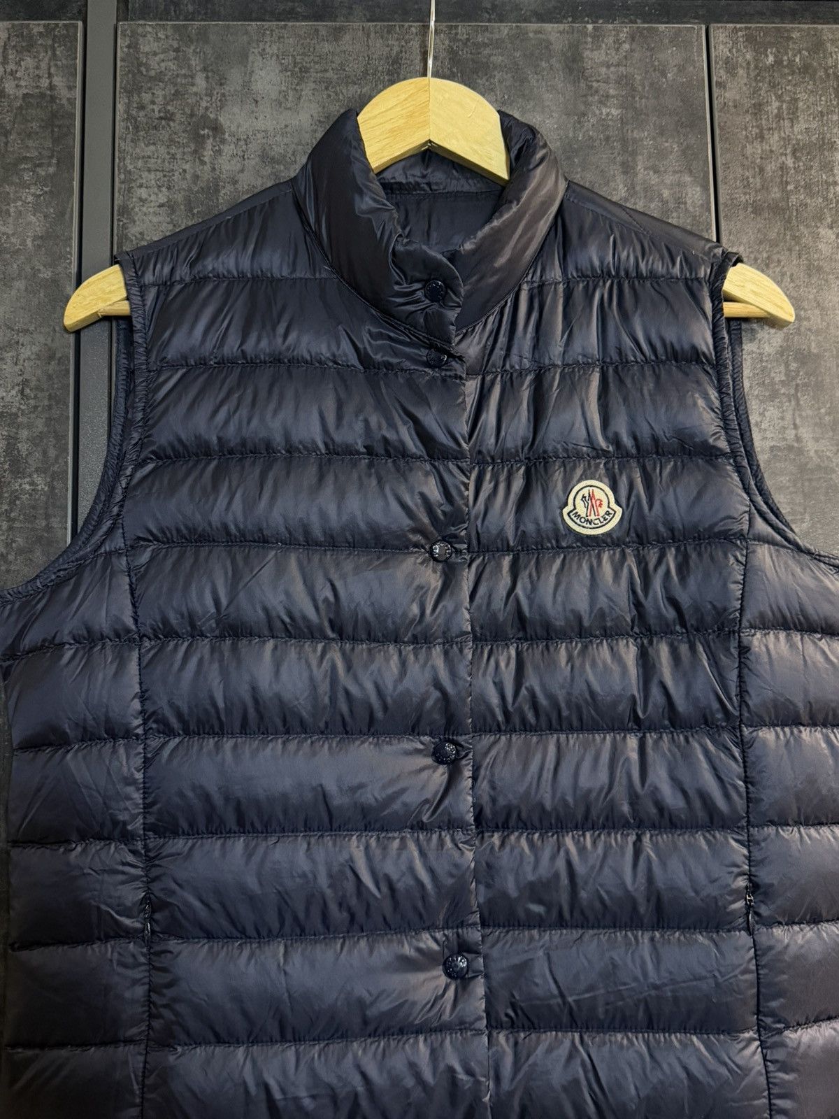 Moncler Moncler Vest Liane Gillet Rare Canada Goose Blue Acronym 424 Size US S / EU 44-46 / 1 - 3 Thumbnail