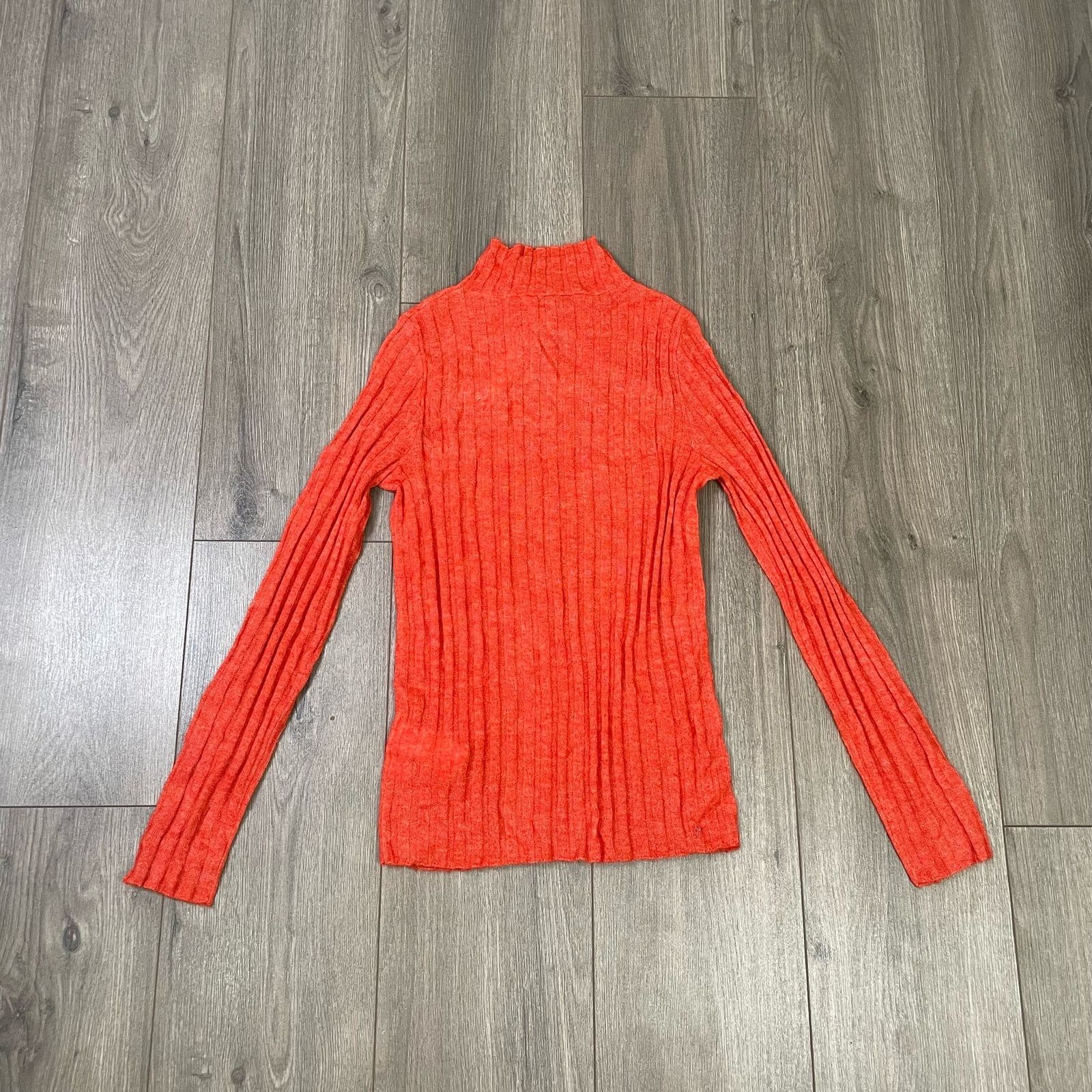 Madewell Madewell Harry Sheer Alpaca Mock Neck Shirt US Women's XS Size XS / US 0-2 / IT 36-38 - 2 Thumbnail