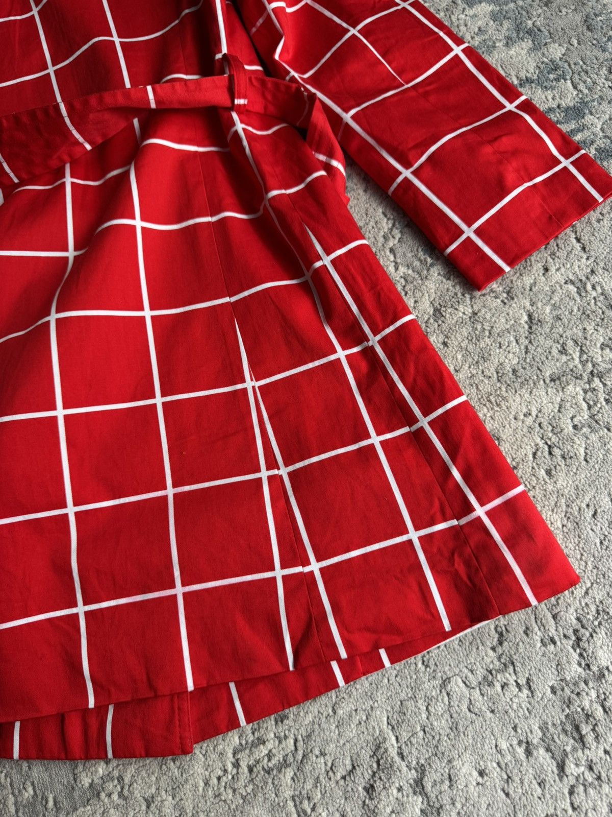 Burberry Burberry Vintage Black Label Checkered Plaid Trench Jacket L Size L / US 10 / IT 46 - 12 Thumbnail