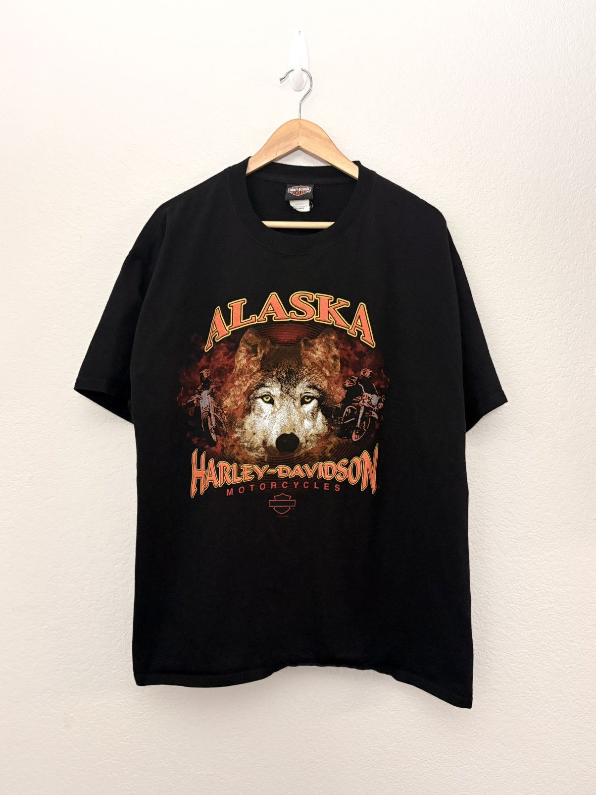 Harley Davidson 00’s Harley Davidson Alaska Bear Tee Shirt Size US XL / EU 56 / 4 - 1 Thumbnail