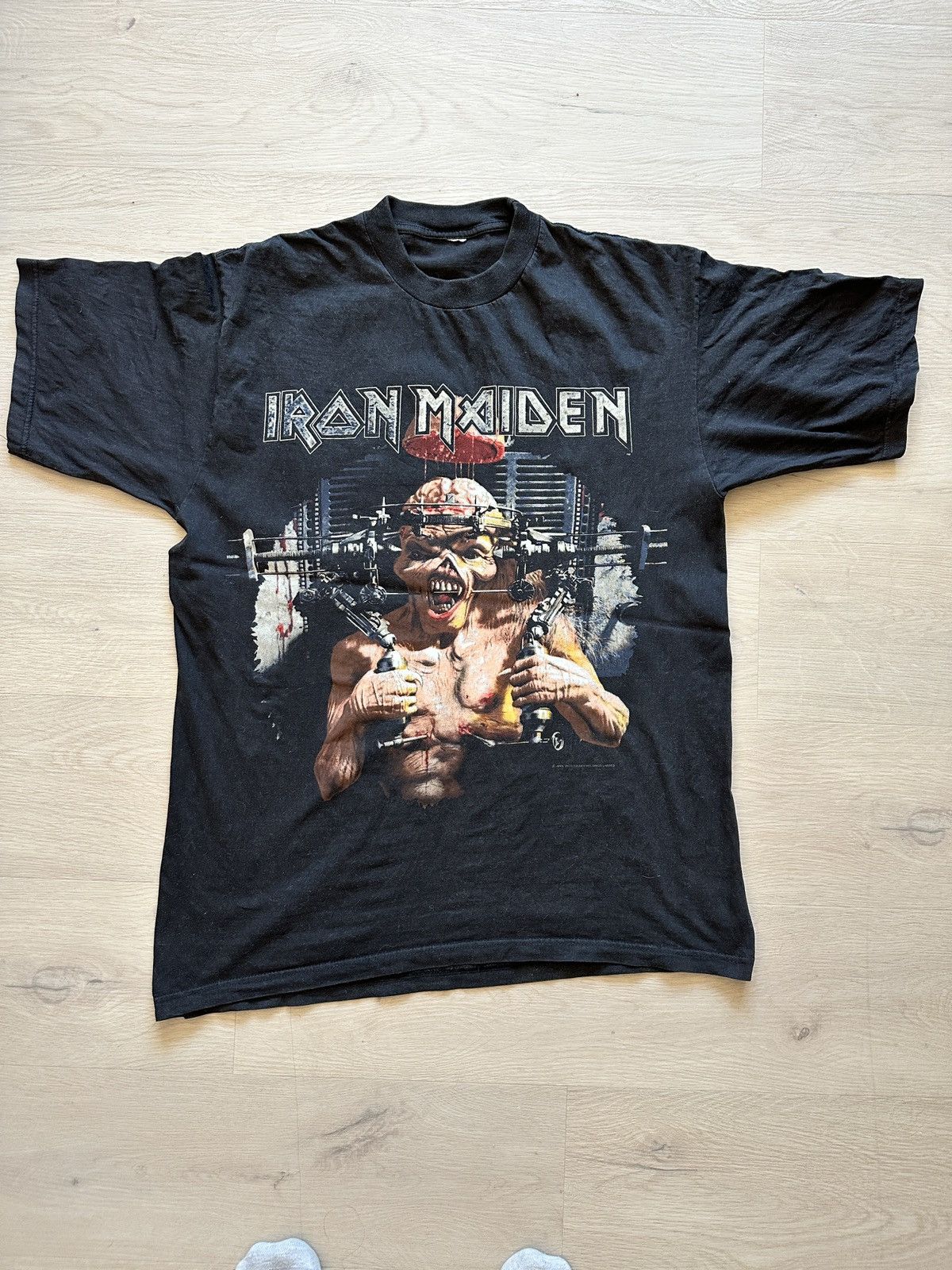 Iron maiden 1995 the x factour tour t shirt vintage