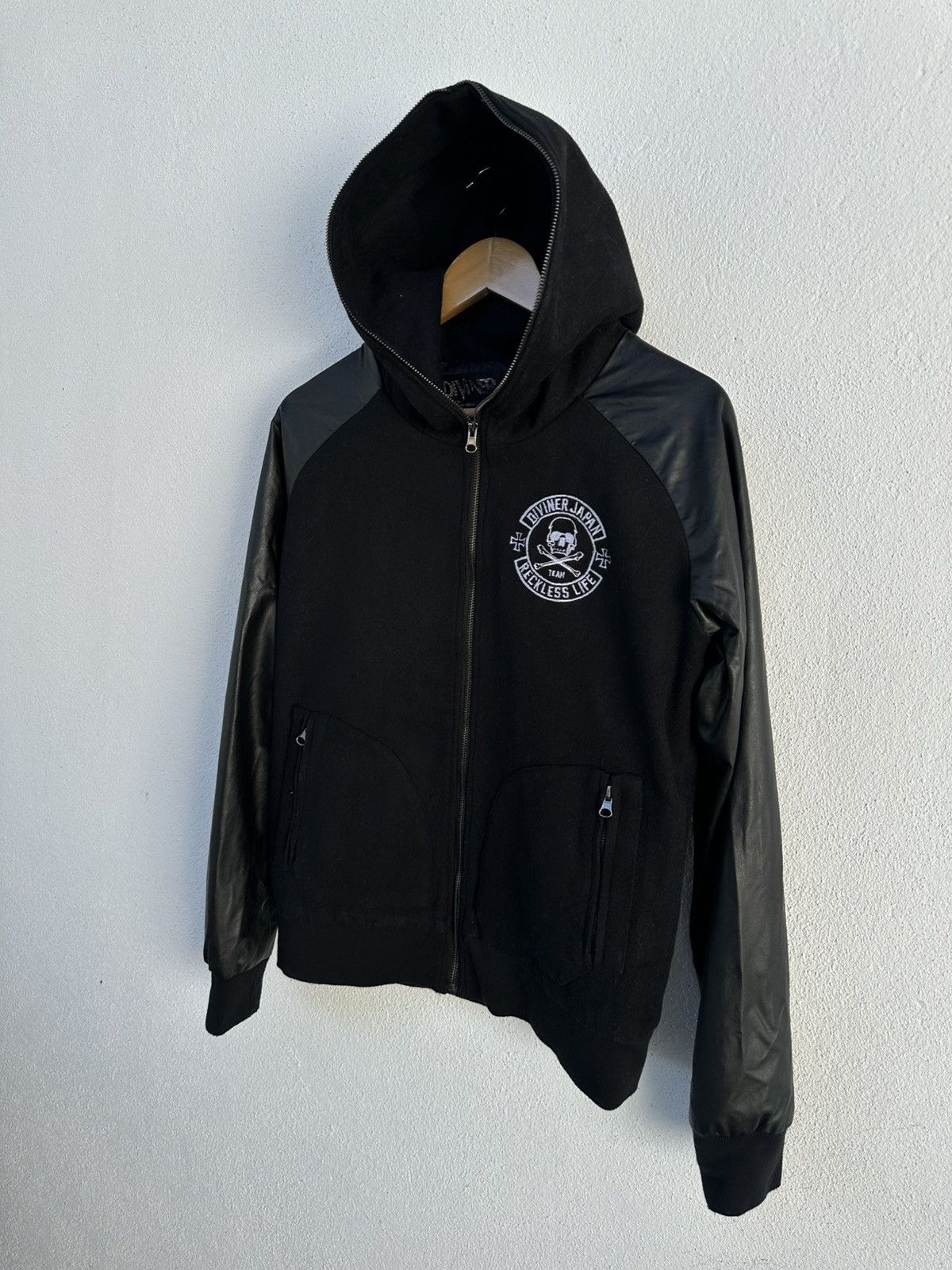 If Six Was Nine Deviner Skull Punk Full Zipper Jacket Size US M / EU 48-50 / 2 - 6 Thumbnail
