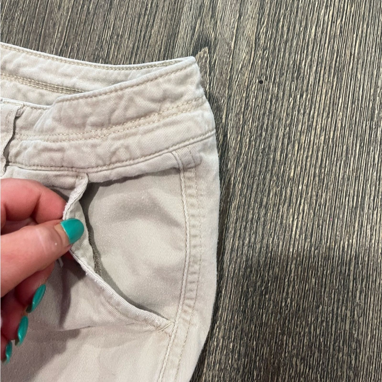 American Eagle Outfitters American Eagle Shorts Chino Flat Front Stretch Cotton Size 28" / US 6 / IT 42 - 4 Thumbnail