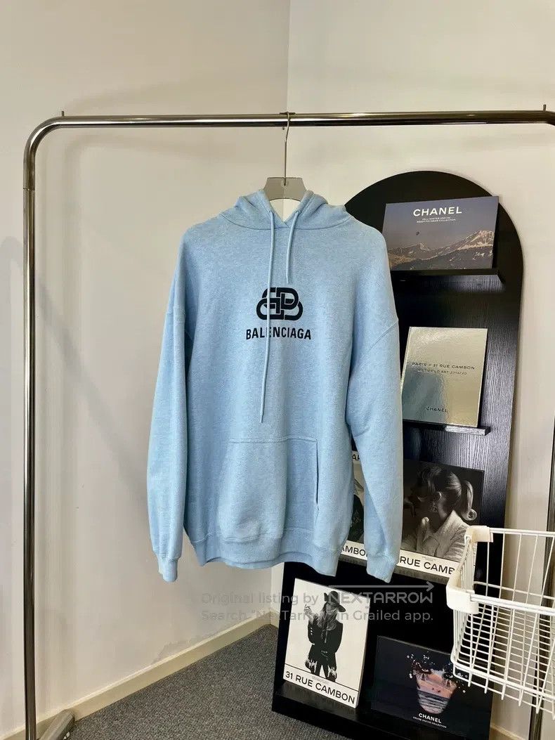 Balenciaga Balenciaga Hooded letter sweater Size US S / EU 44-46 / 1 - 1 Thumbnail
