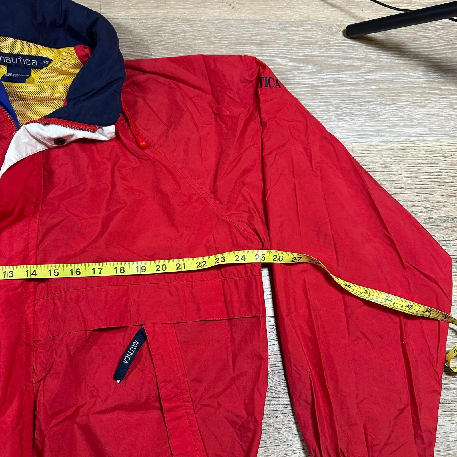 Nautica Nautica Mens Windbreaker Large Red Vintage Size US XL / EU 56 / 4 - 7 Thumbnail