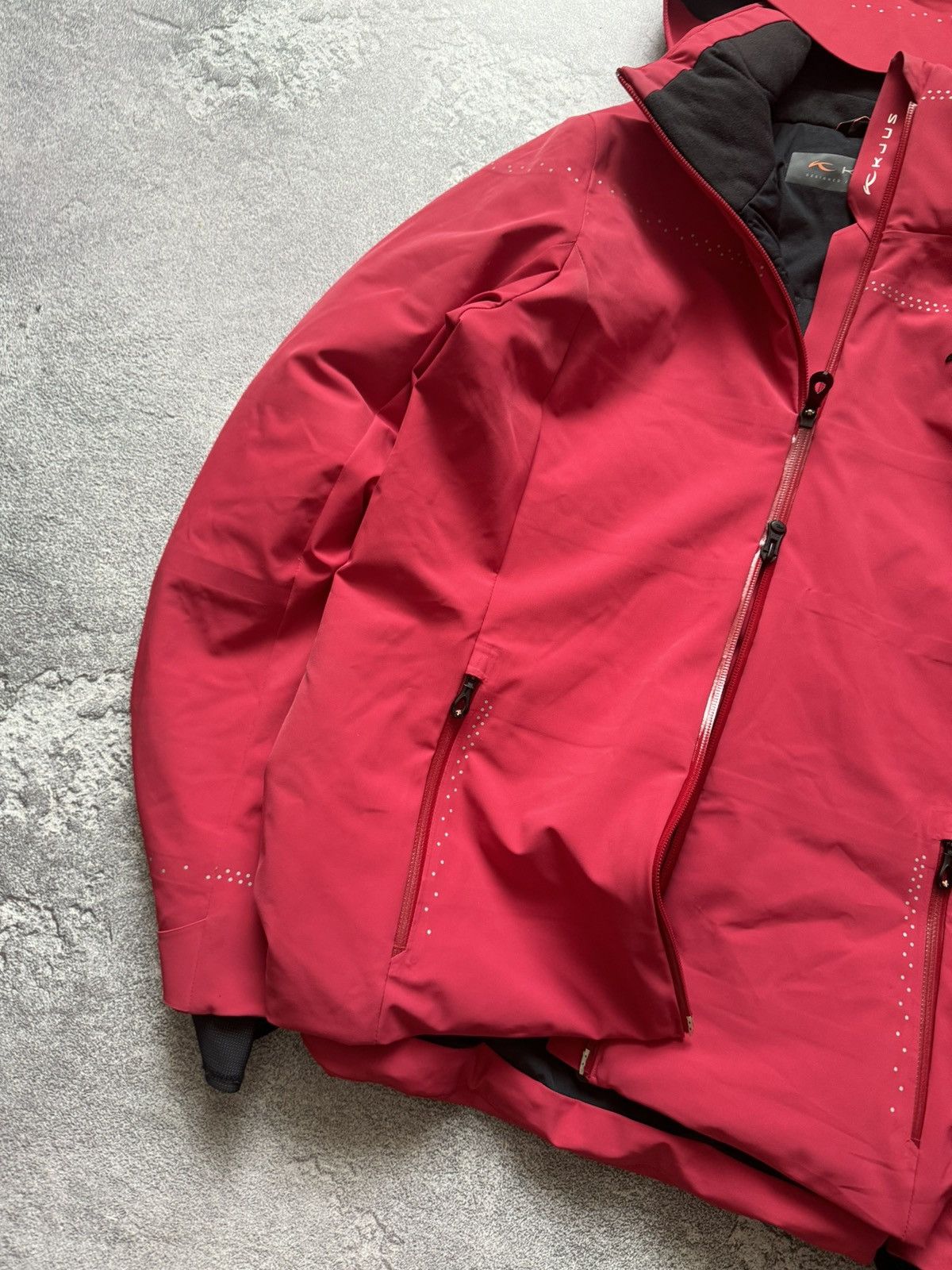 KJUS Kjus L Ladies light speed jacket down hooded puffer outdoor Size L / US 10 / IT 46 - 4 Thumbnail