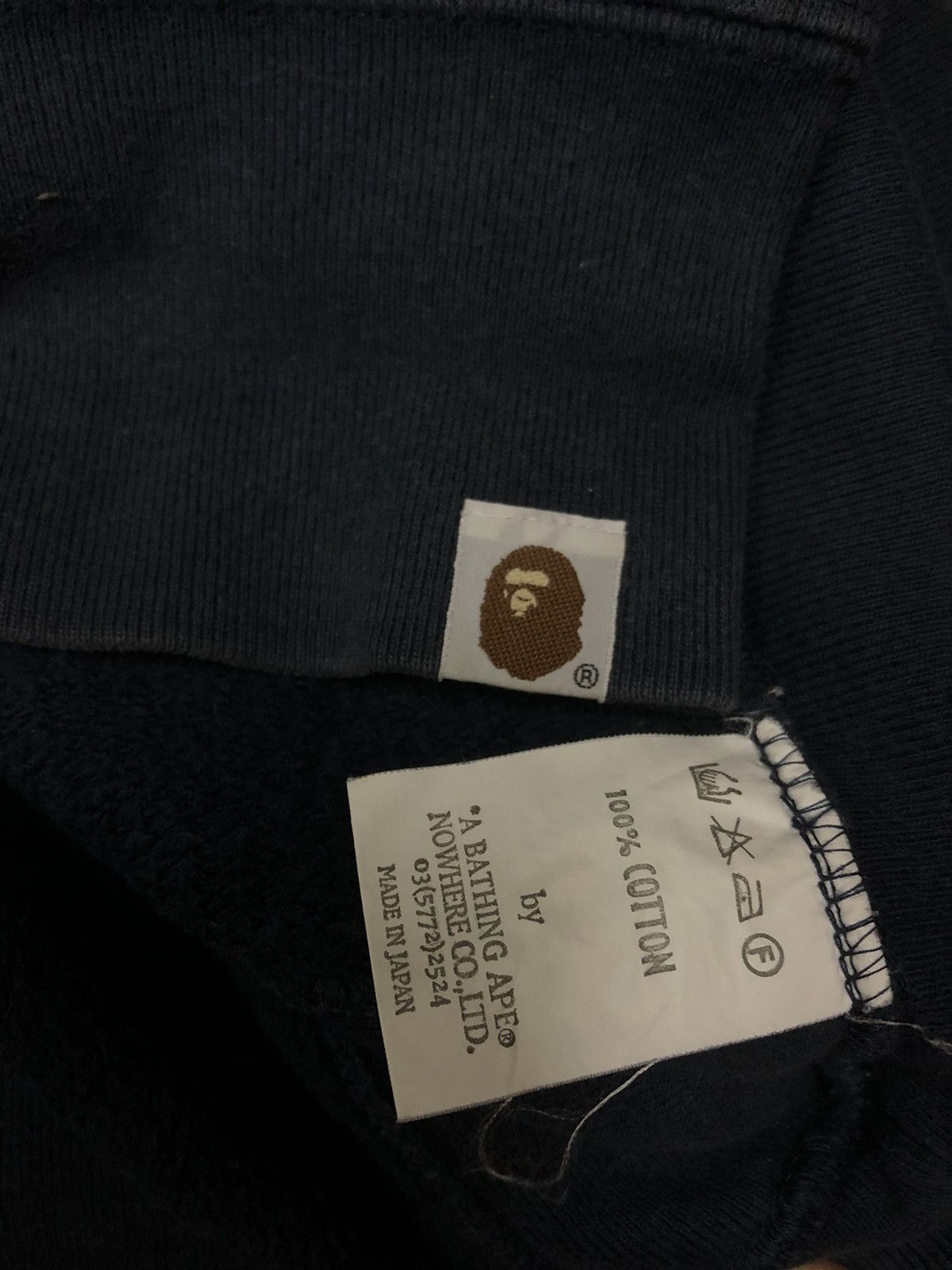 Bape Vintage A Bathing Ape Sweatshirt BigLogo Spellout BAPE Size US M / EU 48-50 / 2 - 9 Thumbnail