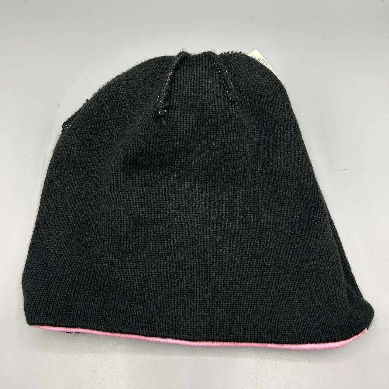 The Game Oklahoma State Cowboys Hat Men Pink Black Beanie Pom Pom Size ONE SIZE - 5 Thumbnail
