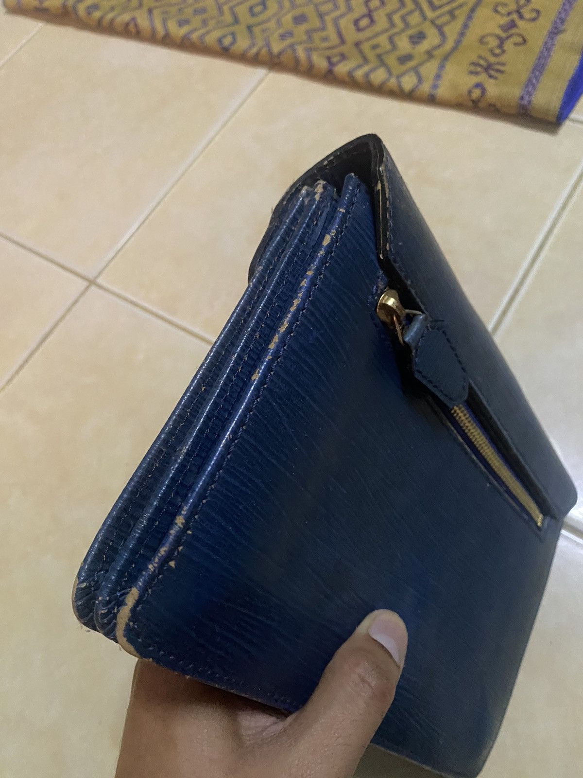 Versace × Vintage Vtg Versace Leather Cluth Bag Size ONE SIZE - 3 Thumbnail