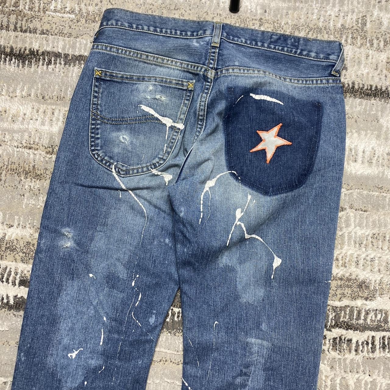 Lee Rare Lee Custom Embroidered Jeans Blue 32" Size US 32 / EU 48 - 6 Thumbnail
