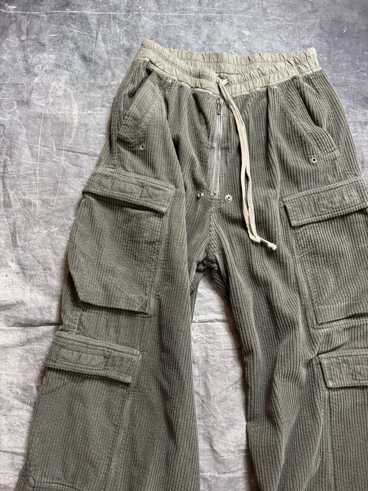 Rick Owens Rick Owens Drkshdw Corduroy Double Cargo Bela Pants Size US 32 / EU 48 - 3 Thumbnail
