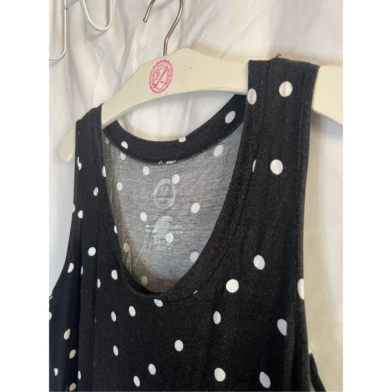 Other Maurices Black With White Polkadots Tank Top Woman’s Size Sm Size S / US 4 / IT 40 - 3 Thumbnail