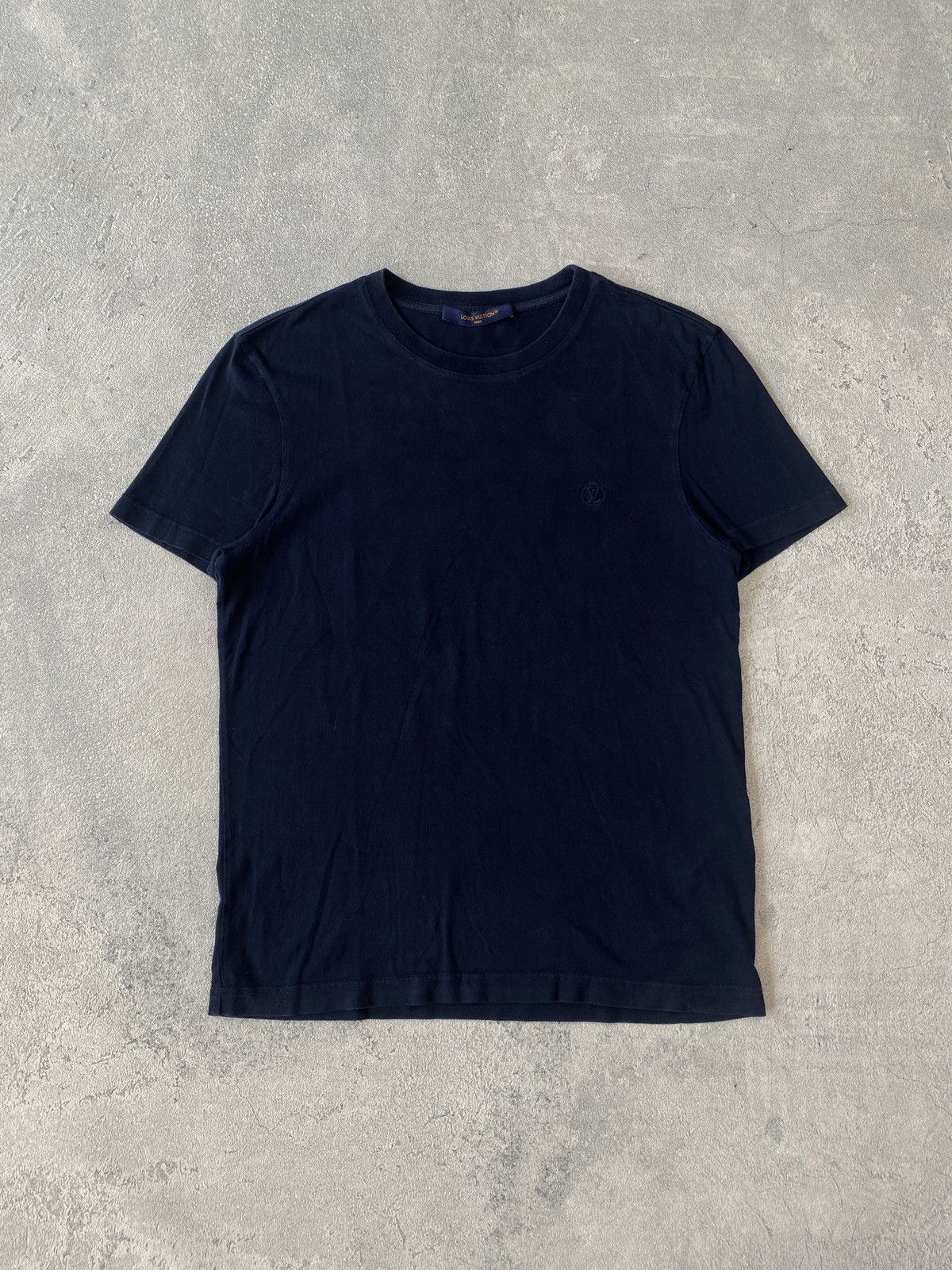 Louis Vuitton Louis Vuitton Simple Logo Navy Tee Size US XS / EU 42 / 0 - 1 Thumbnail