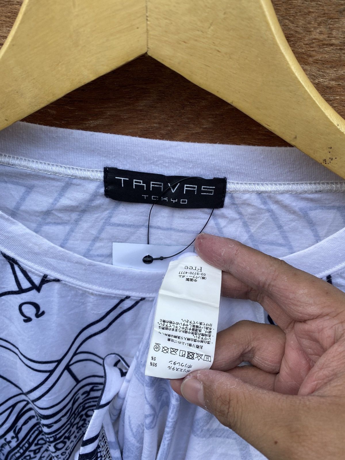 Japanese Brand Travas tokyo all over print occult tshirt Size US XL / EU 56 / 4 - 8 Thumbnail